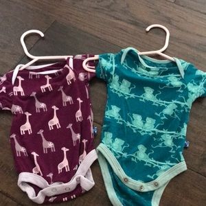 Kickee pant onesies
